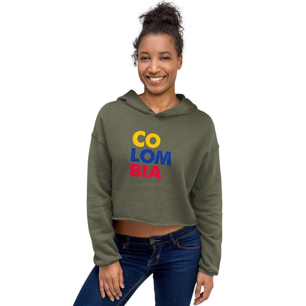 Colombia Crop Hoodie - Passport Outfitters Apparel