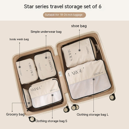 Multi-Piece Travel Packing Cube & Compression Storage Set by Passport Outfitters