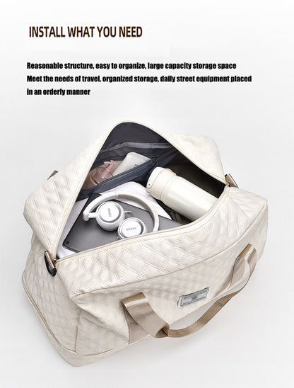 Convertible Crossbody Gym Duffel & Travel Backpack with Wet-Dry Separation by Passport Outfitters