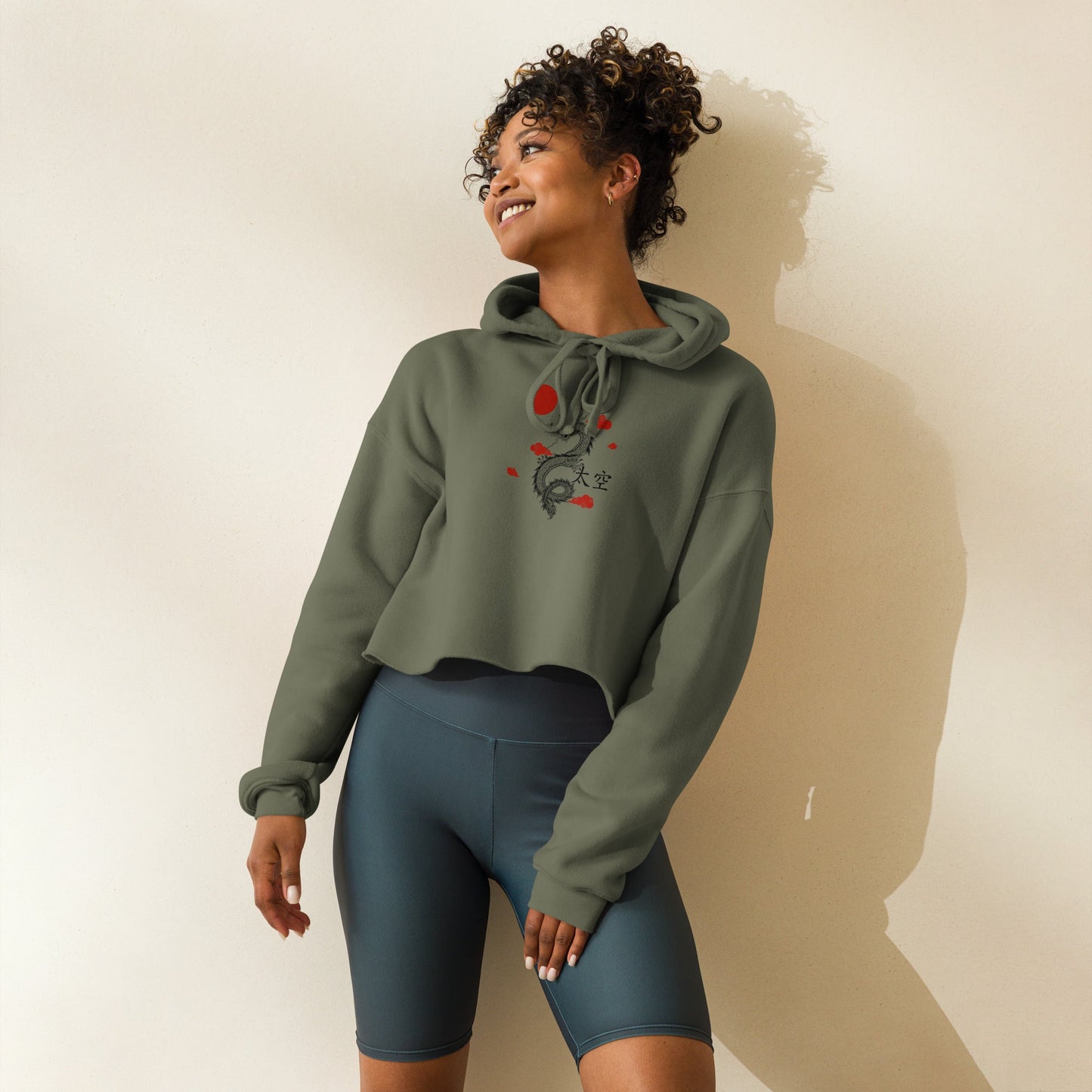 Dragon Crop Hoodie - Passport Outfitters Apparel