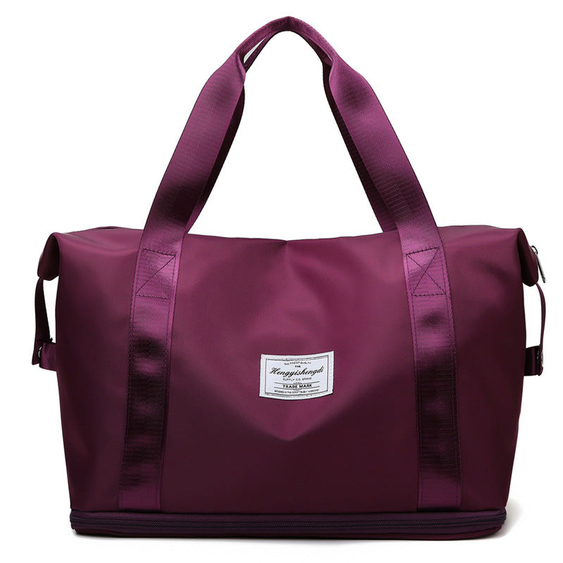 Expandable Travel Duffel Bag – Waterproof Weekender with Shoe Pocket by Passport Outfitters