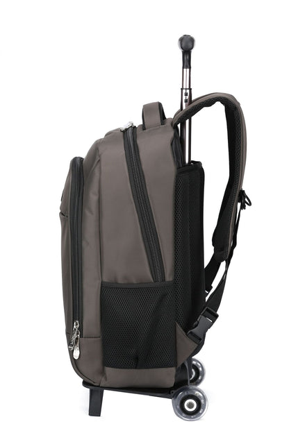 2-in-1 Detachable Wheeled Trolley Travel Backpack by Passport Outfitters