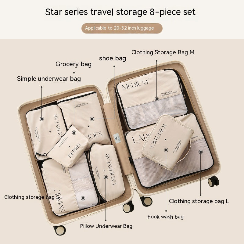 Multi-Piece Travel Packing Cube & Compression Storage Set by Passport Outfitters