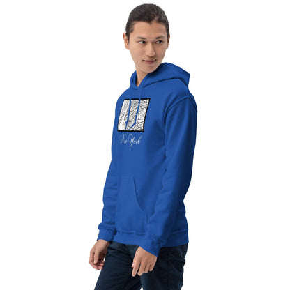 New York City Grid Hoodie - Passport Outfitters Apparel