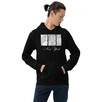 New York City Grid Hoodie - Passport Outfitters Apparel