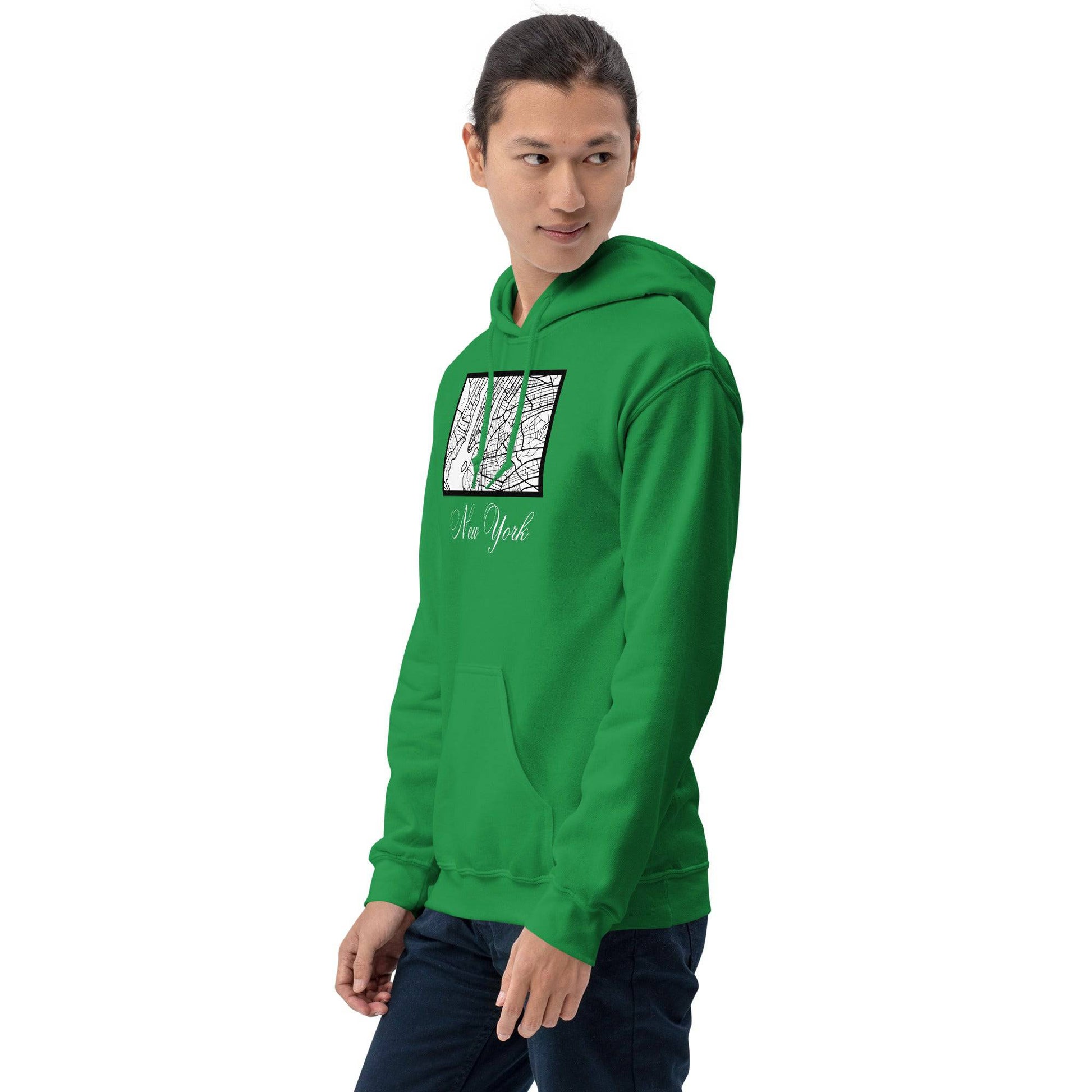 New York City Grid Hoodie - Passport Outfitters Apparel