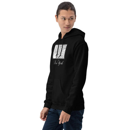 New York City Grid Hoodie - Passport Outfitters Apparel