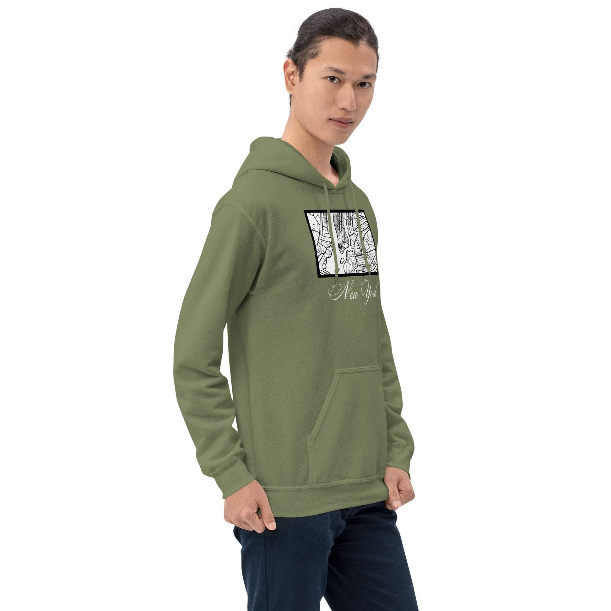 New York City Grid Hoodie - Passport Outfitters Apparel
