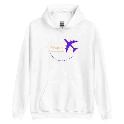 Passport Outfitters Hoodie (Purple - Gold) - Passport Outfitters Apparel