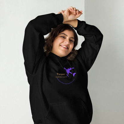 Passport Outfitters Hoodie (Purple - Gold) - Passport Outfitters Apparel