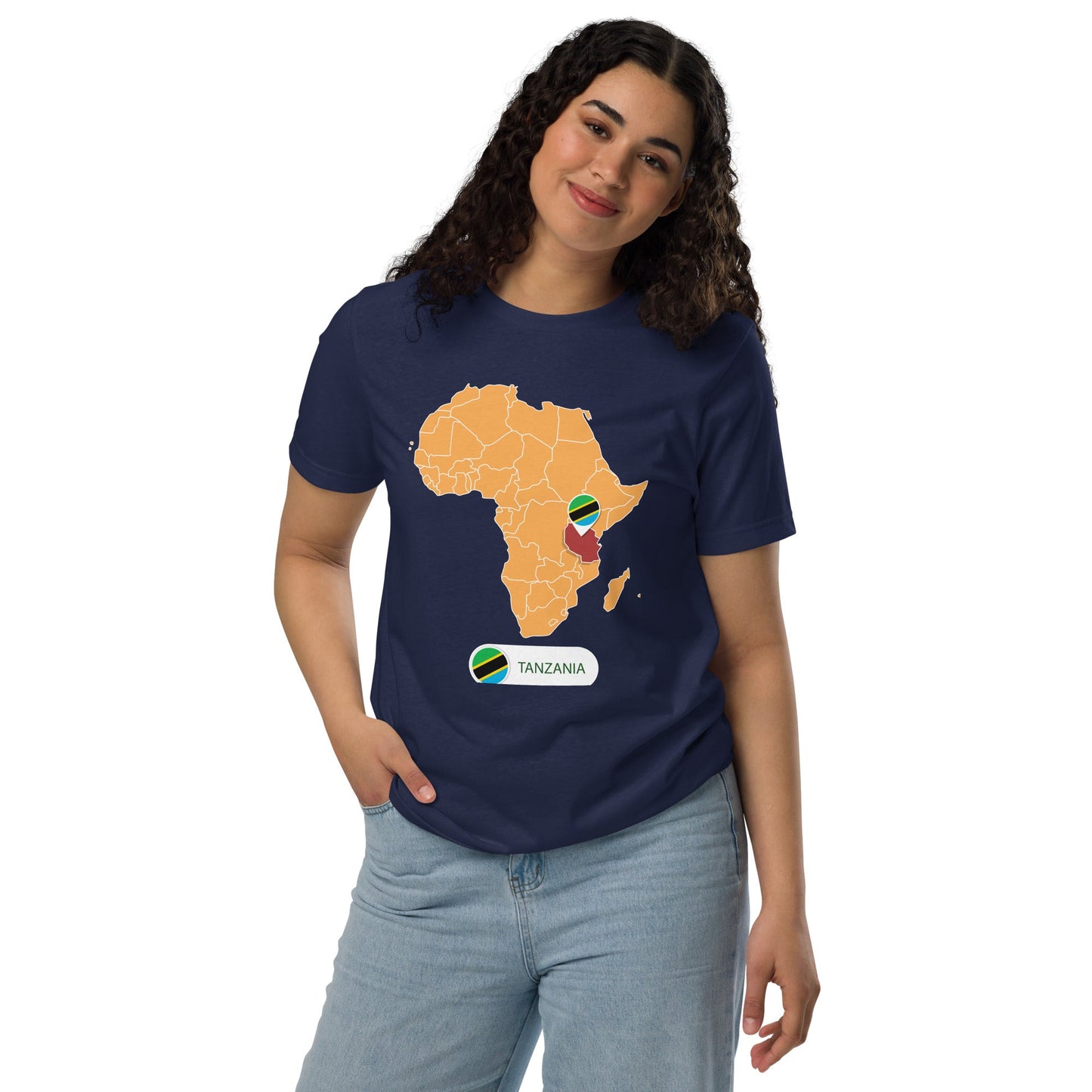 Tanzania Unisex eco t-shirt - Passport Outfitters Apparel