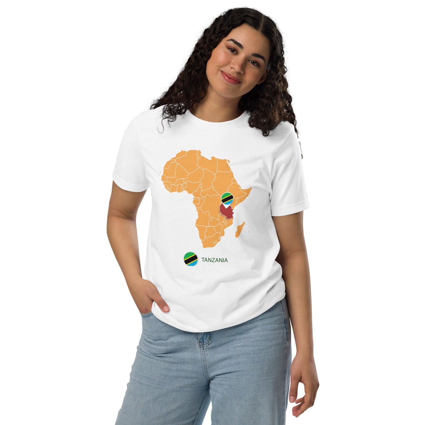 Tanzania Unisex eco t-shirt - Passport Outfitters Apparel