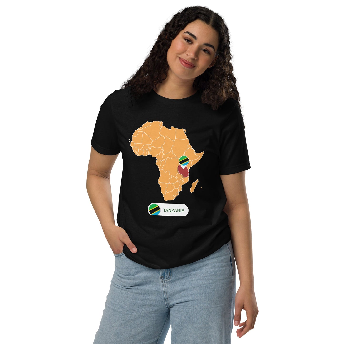 Tanzania Unisex eco t-shirt - Passport Outfitters Apparel