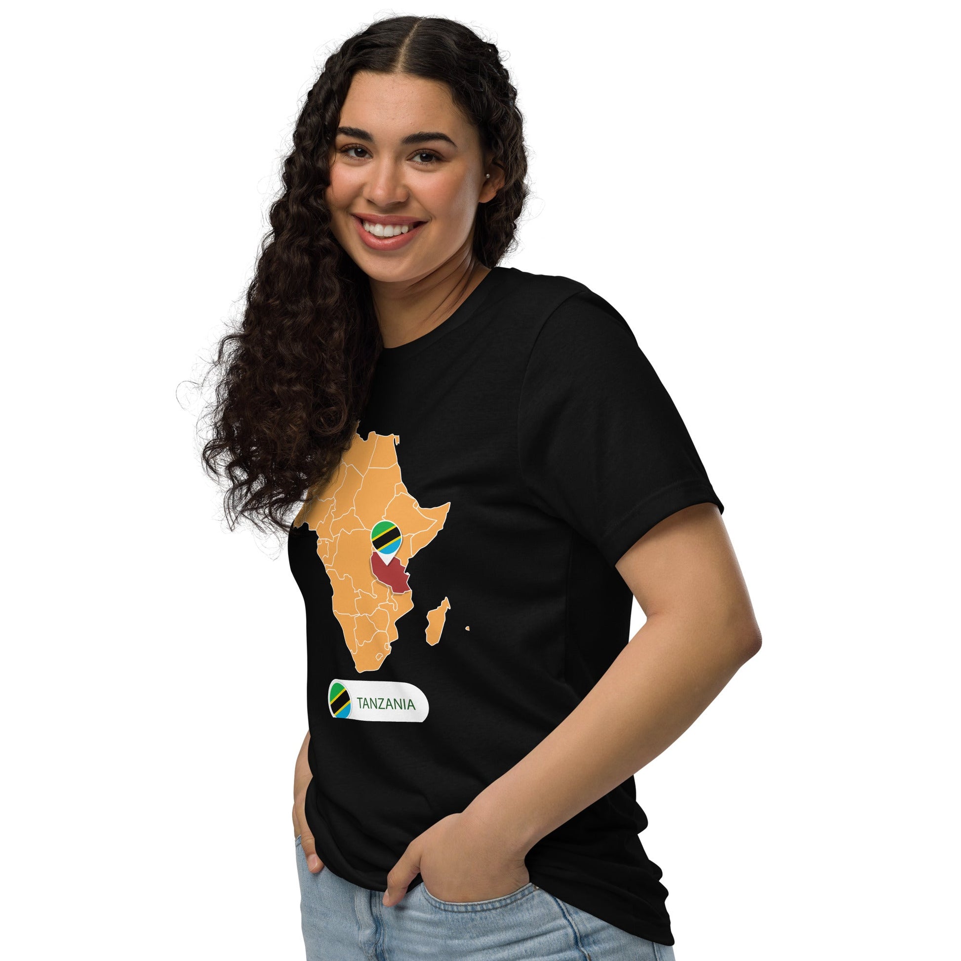 Tanzania Unisex eco t-shirt - Passport Outfitters Apparel