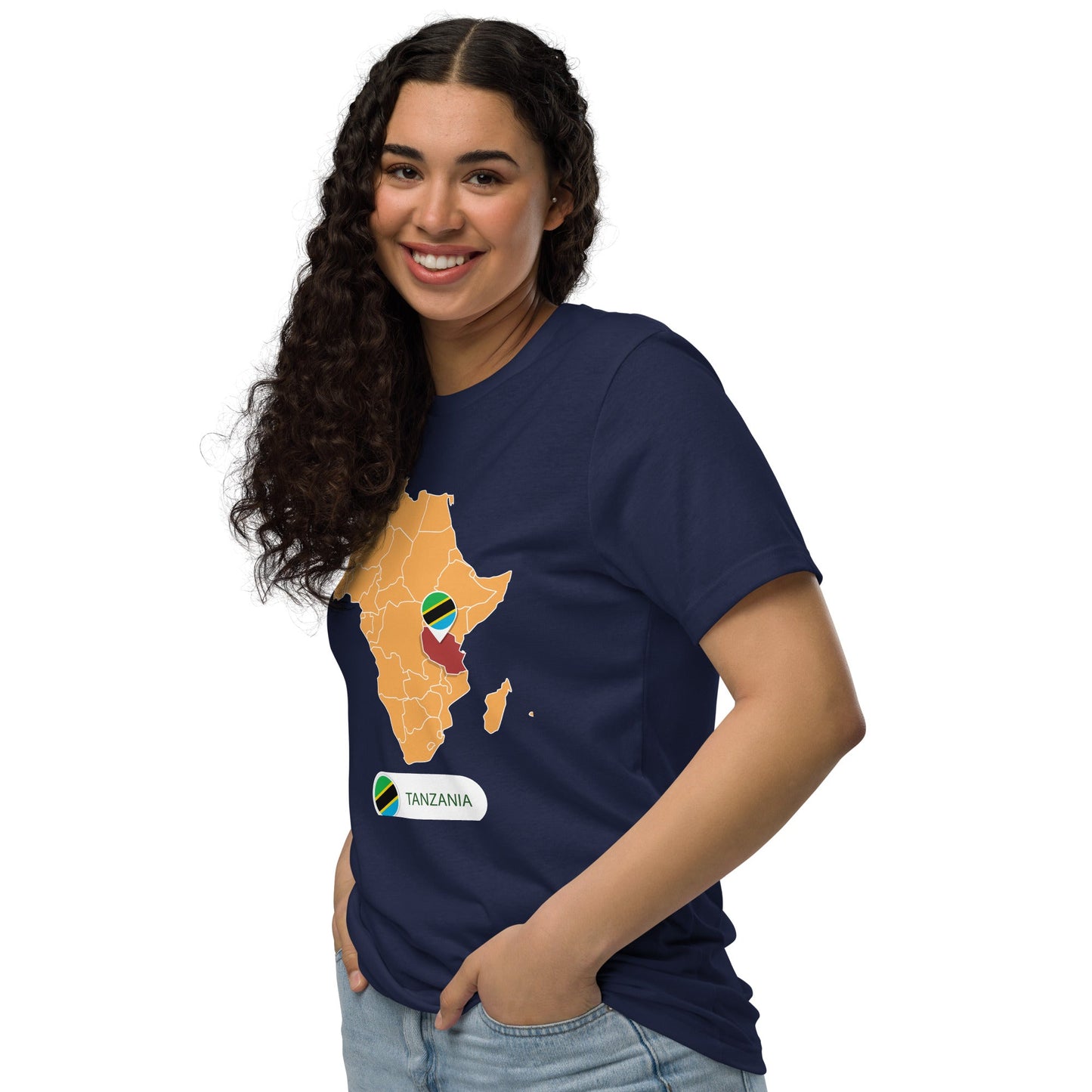 Tanzania Unisex eco t-shirt - Passport Outfitters Apparel