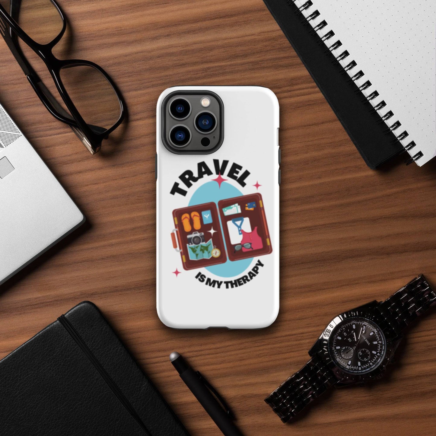 Travel Is my Therapy Case for iPhone® - Passport Outfitters Apparel