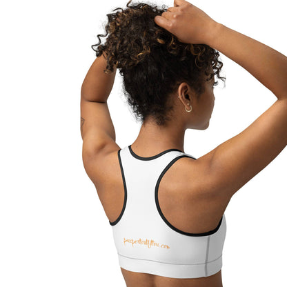 Travel is My Therapy Sports bra - Passport Outfitters Apparel