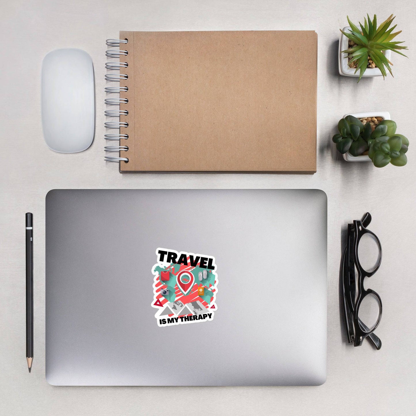 Travel is my Therapy stickers - Passport Outfitters Apparel