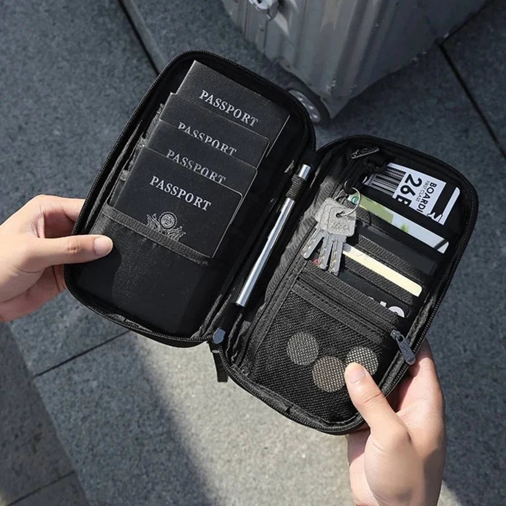 Travel Wallet Passport Credit Card Holder Organizer Bag - Passport Outfitters Apparel