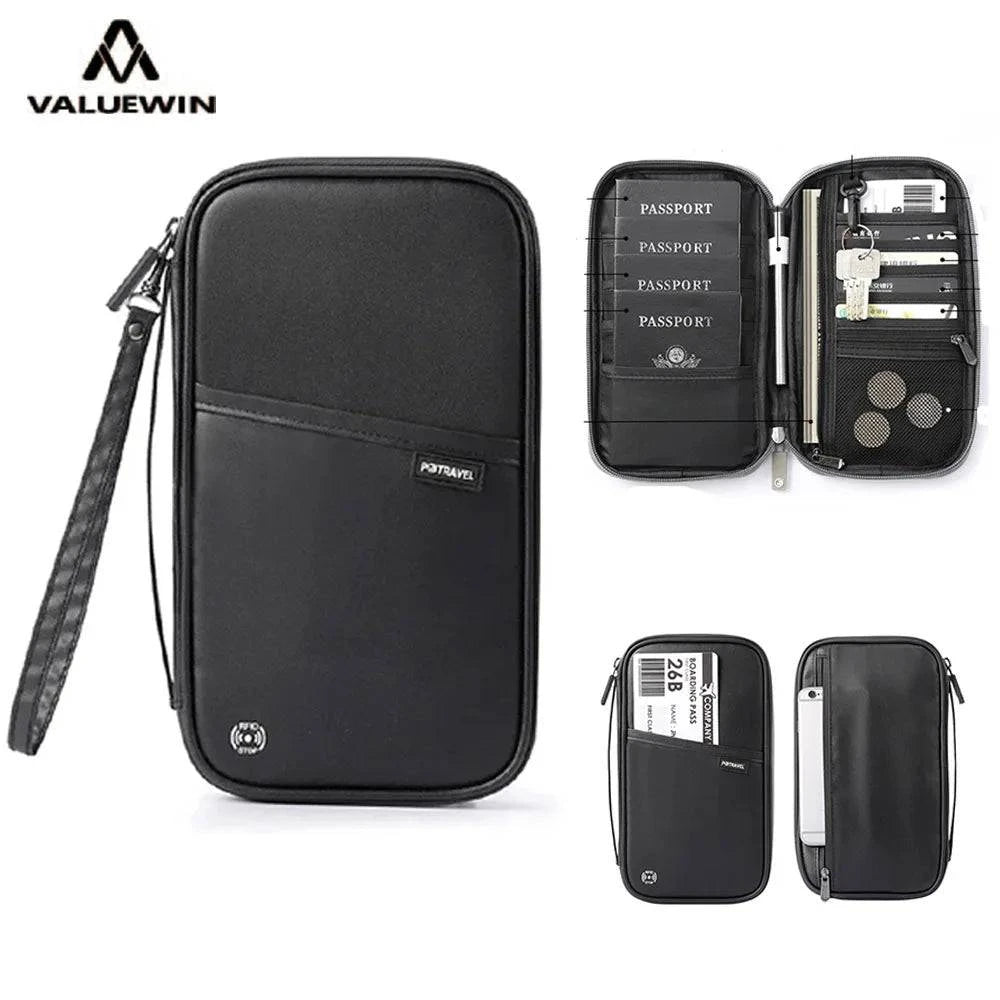 Travel Wallet Passport Credit Card Holder Organizer Bag - Passport Outfitters Apparel