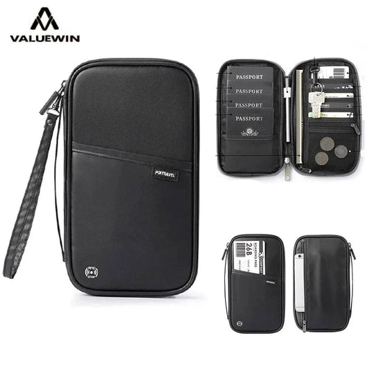 Travel Wallet Passport Credit Card Holder Organizer Bag - Passport Outfitters Apparel