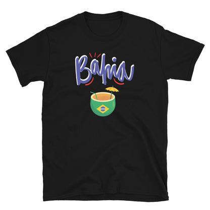Passport Outfitters Bahia Brazil Unisex Graphic Tee | Brazilian Heritage Travel T-Shirt | Salvador Bahia Culture Pride Top by Passport Outfitters