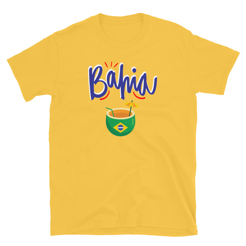 Passport Outfitters Bahia Brazil Unisex Graphic Tee | Brazilian Heritage Travel T-Shirt | Salvador Bahia Culture Pride Top by Passport Outfitters