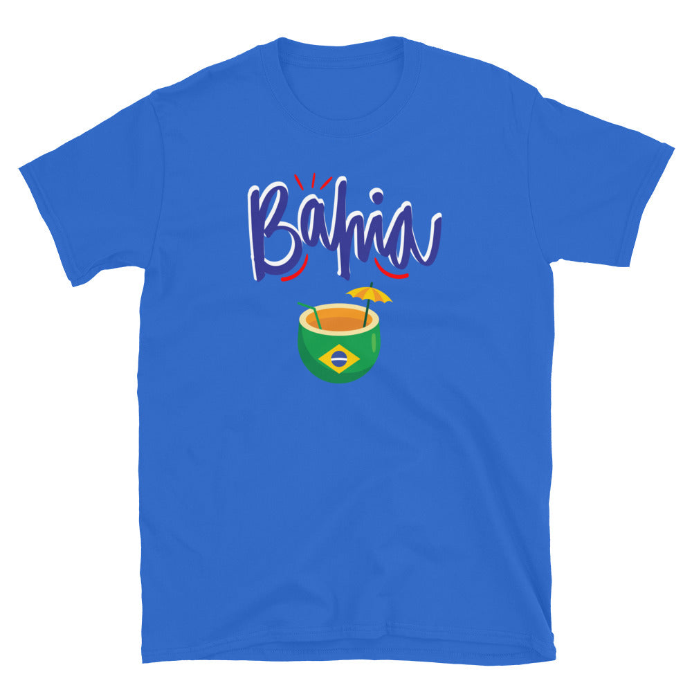Passport Outfitters Bahia Brazil Unisex Graphic Tee | Brazilian Heritage Travel T-Shirt | Salvador Bahia Culture Pride Top by Passport Outfitters