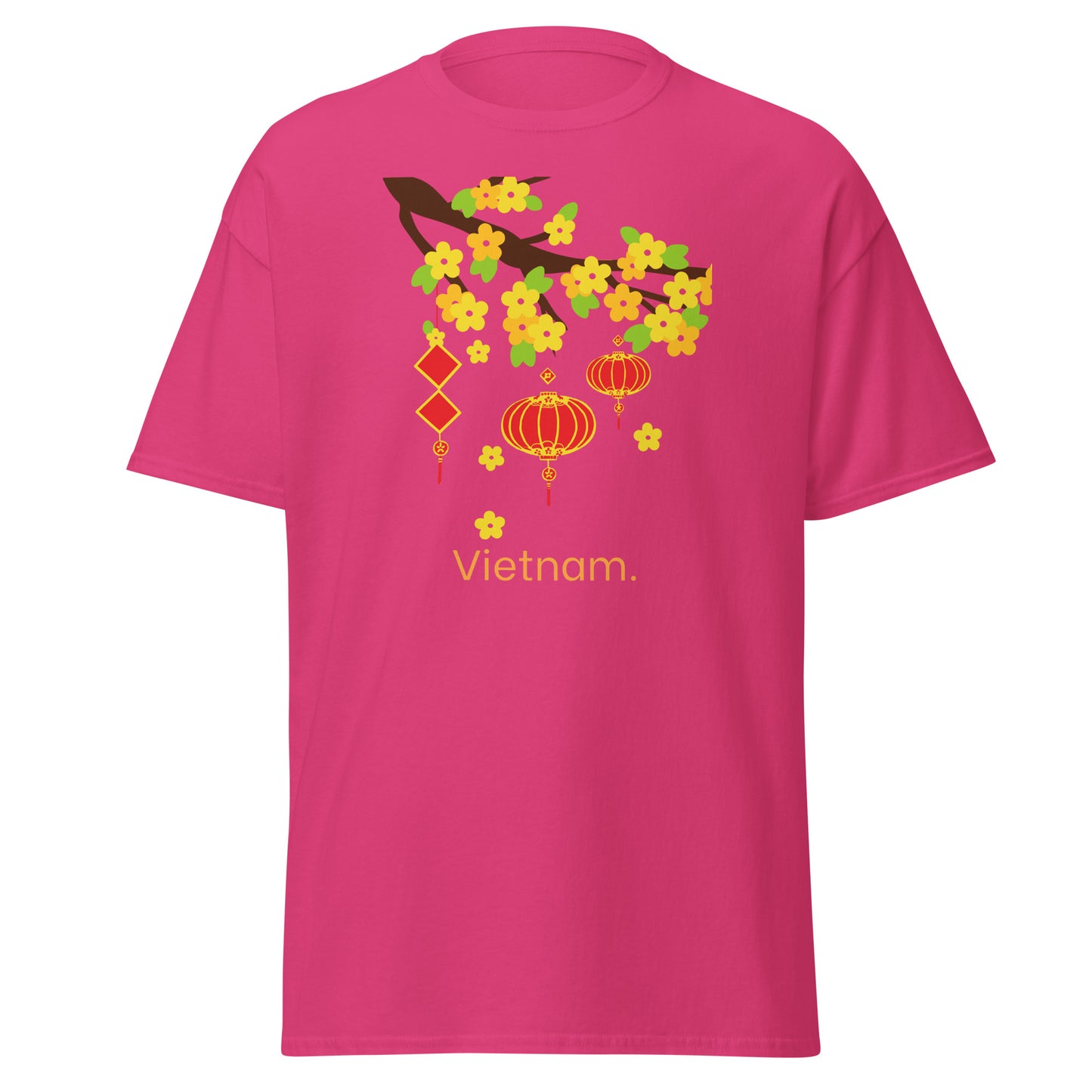 Vietnam Floral Lantern Heritage T-Shirt by Passport Outfitters