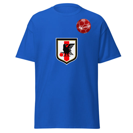Japan Soccer Fan T-Shirt – Samurai Blue Unisex Tee by Passport Outfitters