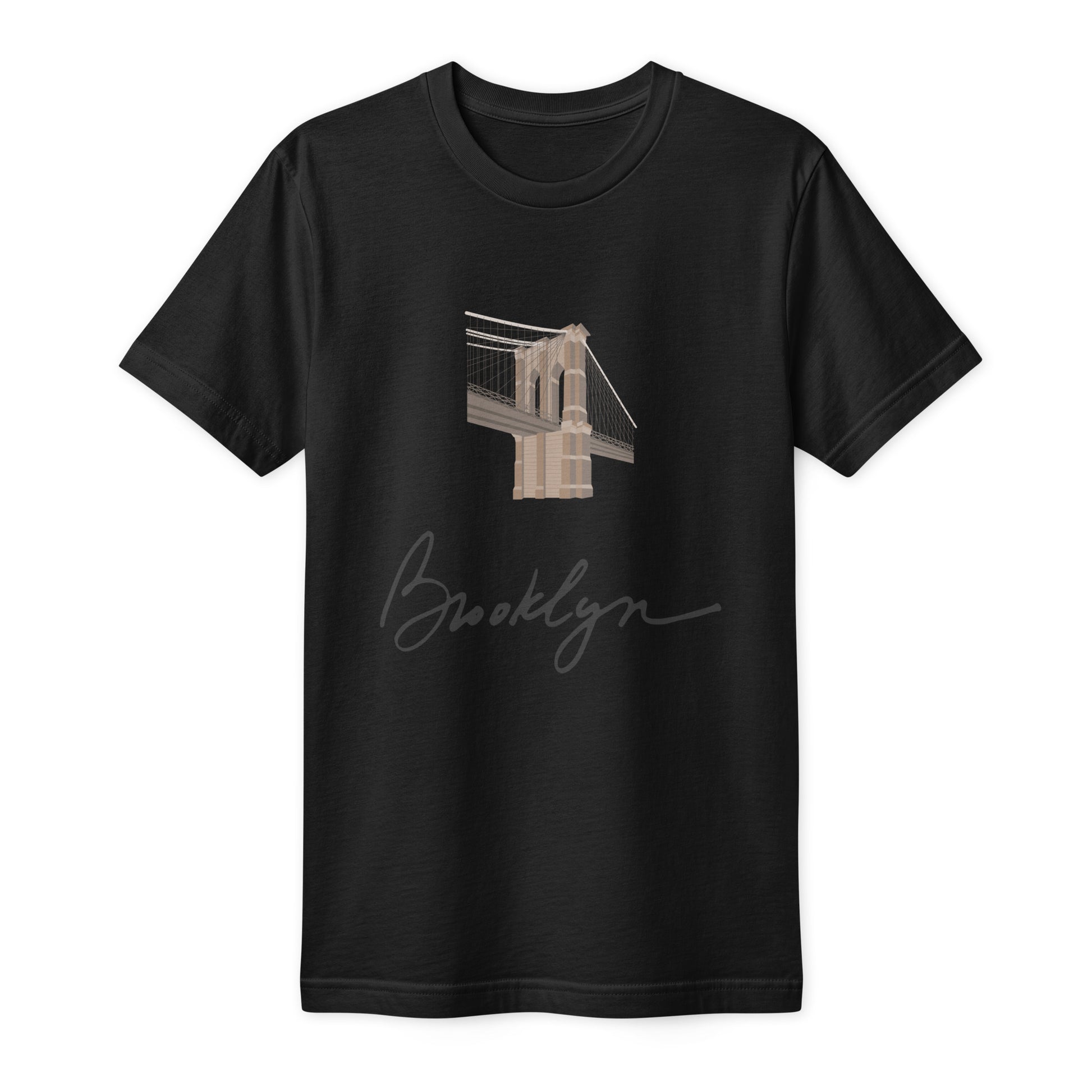 Brooklyn New York Fine Jersey T-Shirt by Passport Outfitters