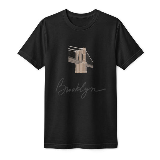 Brooklyn New York Fine Jersey T-Shirt by Passport Outfitters