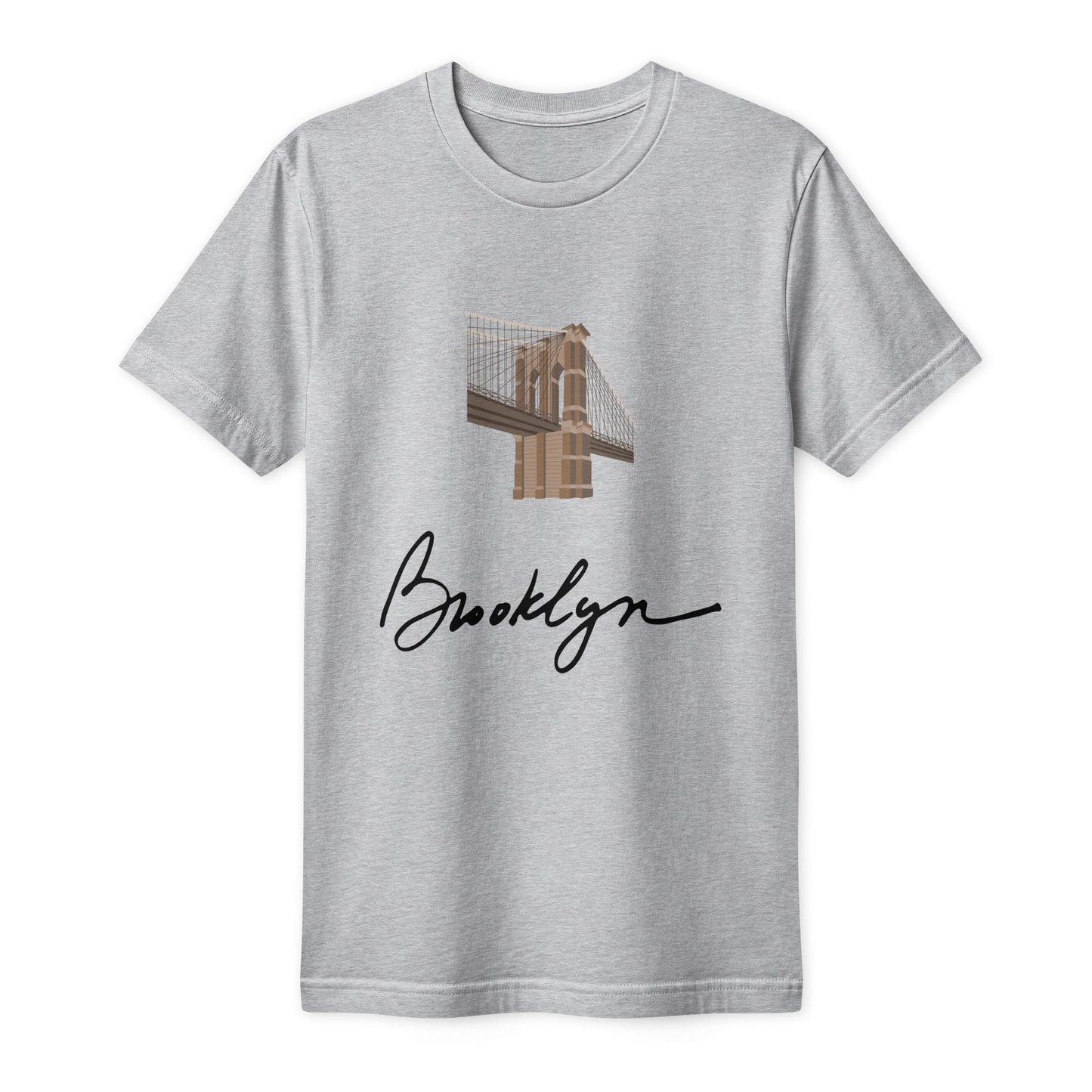 Brooklyn New York Fine Jersey T-Shirt by Passport Outfitters