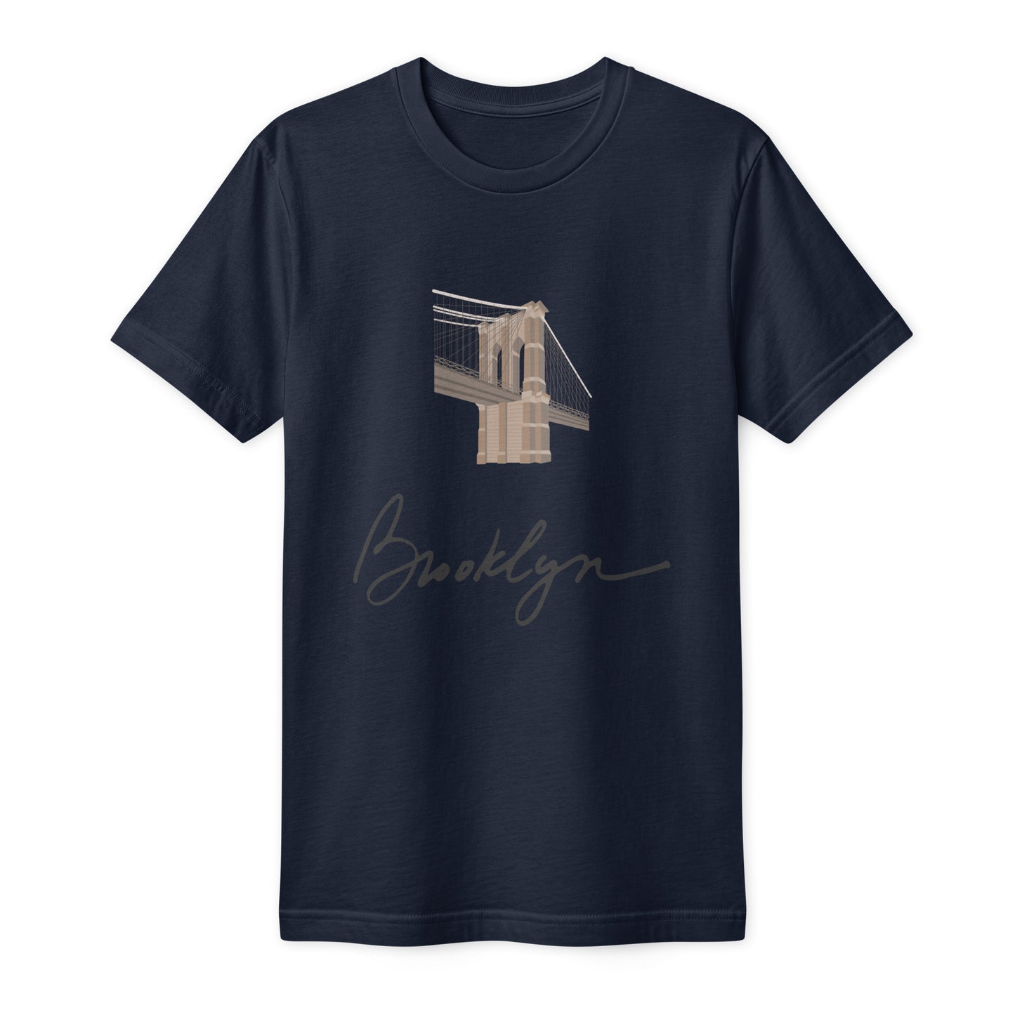 Brooklyn New York Fine Jersey T-Shirt by Passport Outfitters