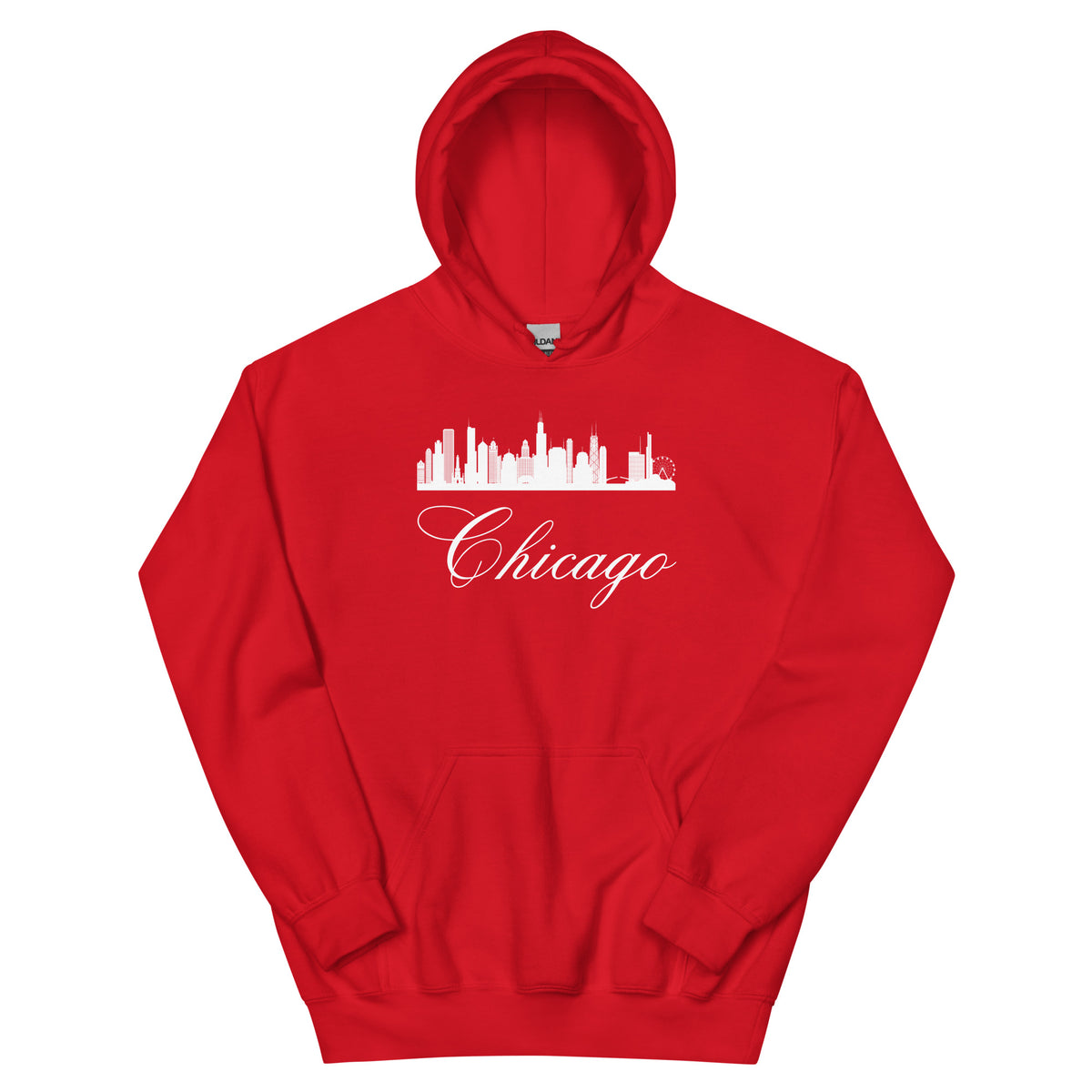 Chicago Skyline Unisex Hoodie | Premium Windy City Cityscape Pullover Sweatshirt by Passport Outfitters