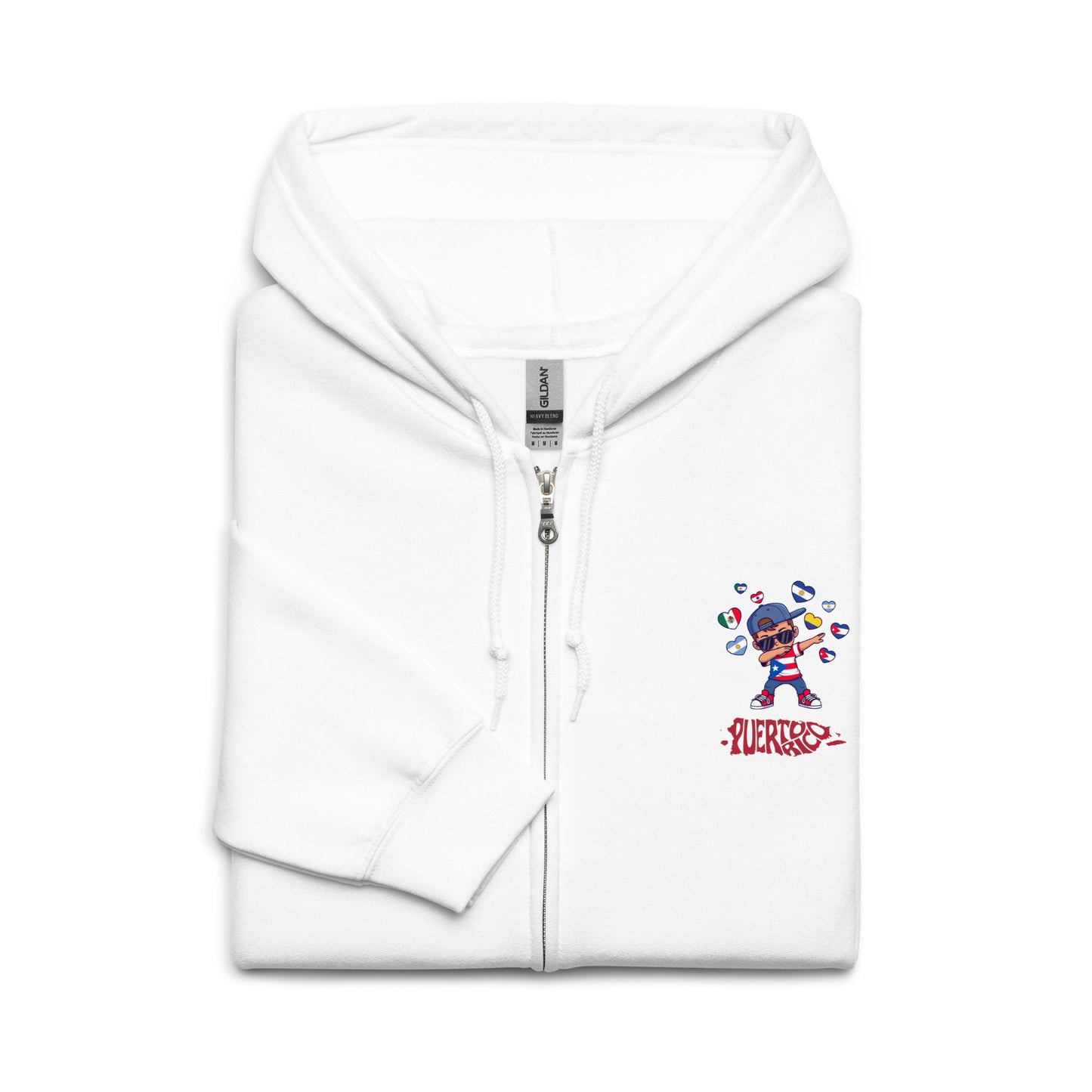 Puerto Rico Unisex zip hoodie by Passport Outfitters