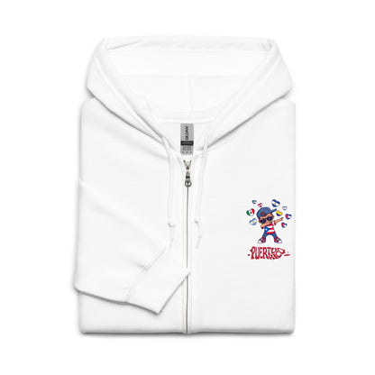 Puerto Rico Unisex zip hoodie by Passport Outfitters