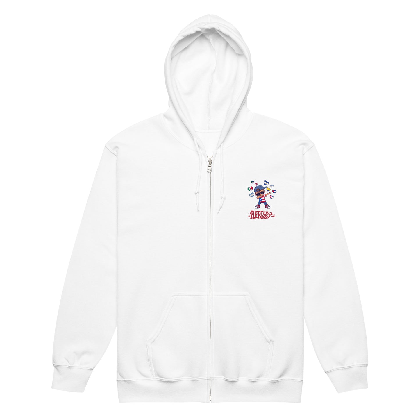 Puerto Rico Unisex zip hoodie by Passport Outfitters