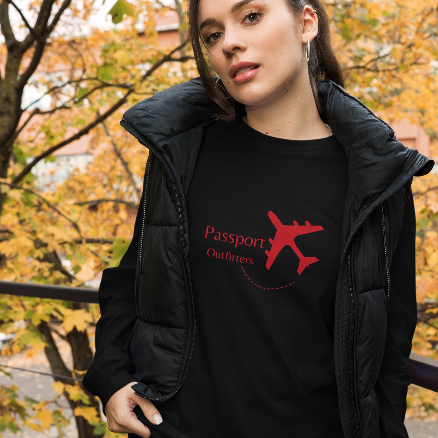 Passport Outfitters Brand Unisex Long Sleeve Tee by Passport Outfitters