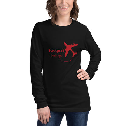 Passport Outfitters Brand Unisex Long Sleeve Tee by Passport Outfitters