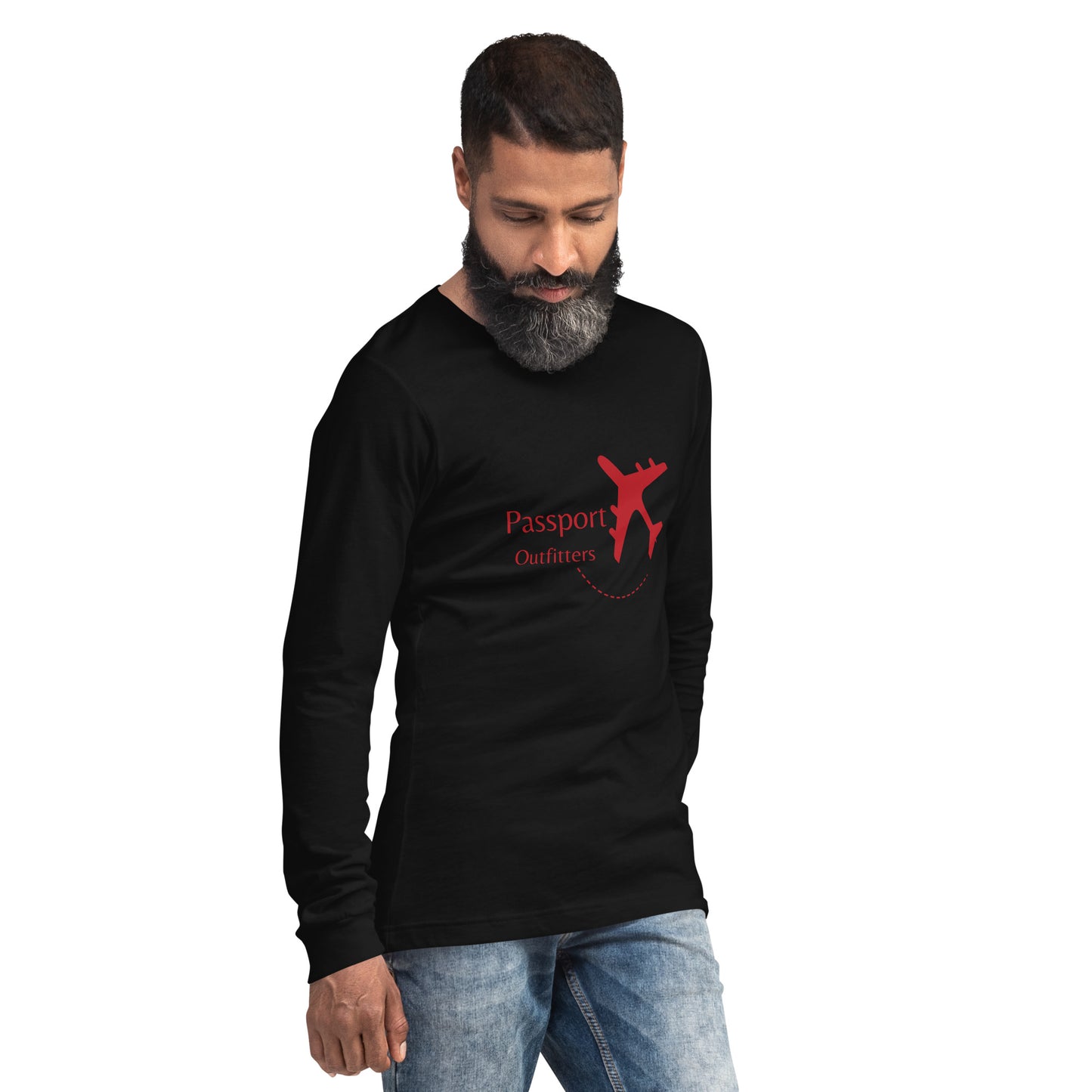 Passport Outfitters Brand Unisex Long Sleeve Tee by Passport Outfitters