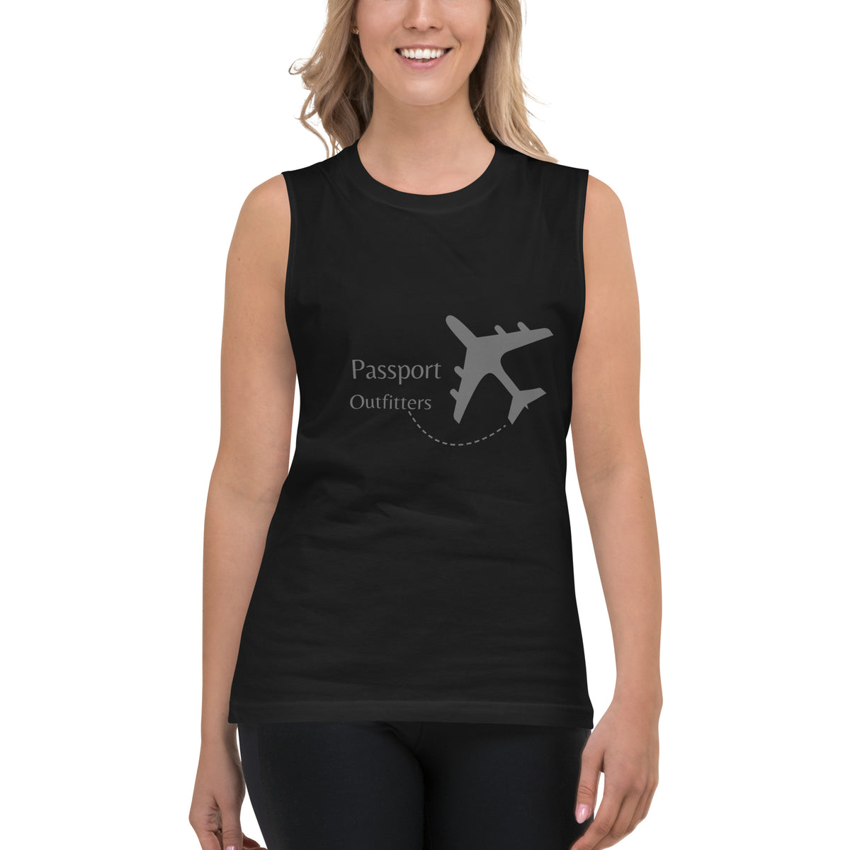 Passport Outfitters Unisex Fitness Shirt | Athletic Gym Tank Top by Passport Outfitters