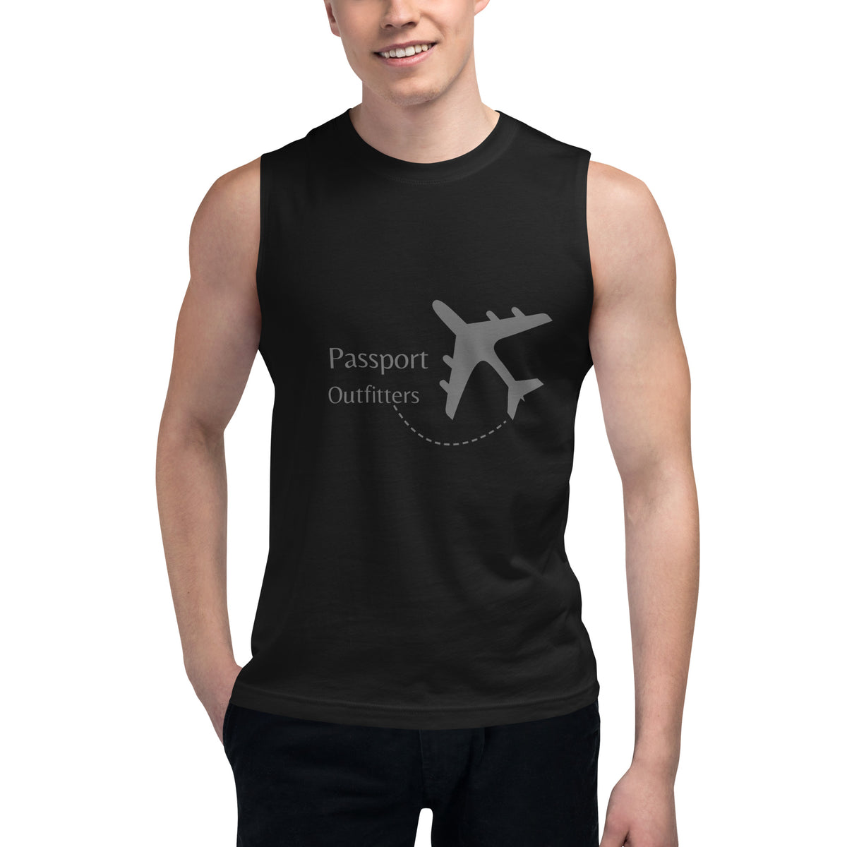 Passport Outfitters Unisex Fitness Shirt | Athletic Gym Tank Top by Passport Outfitters