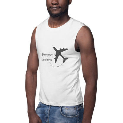 Passport Outfitters Unisex Fitness Shirt | Athletic Gym Tank Top by Passport Outfitters