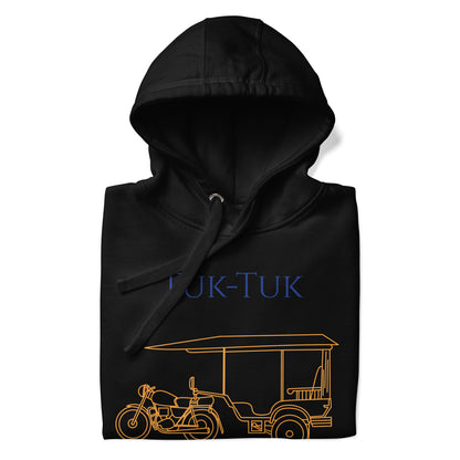 Tuk-Tuk Travel Hoodie – Royal & Gold Edition by Passport Outfitters