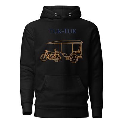Tuk-Tuk Travel Hoodie – Royal & Gold Edition by Passport Outfitters
