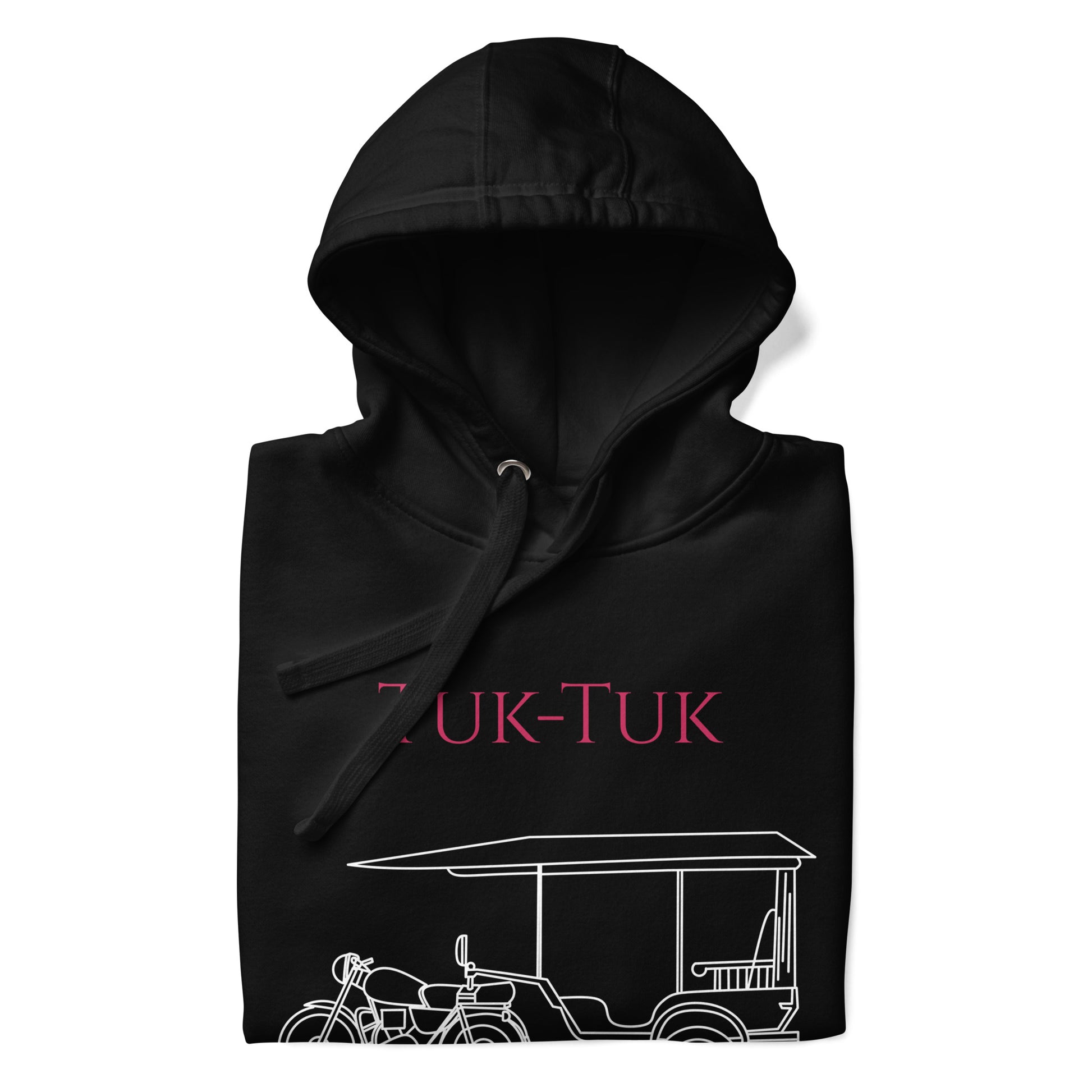 Tuk-Tuk Travel Hoodie – Red & White Edition by Passport Outfitters