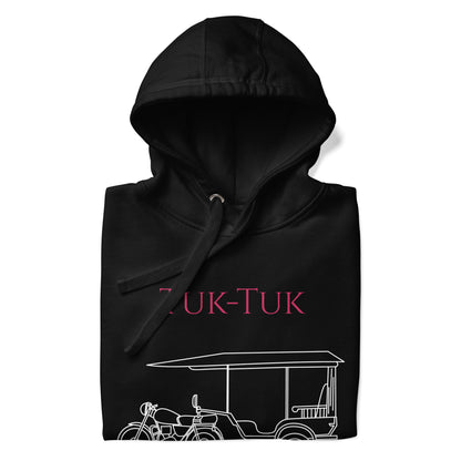 Tuk-Tuk Travel Hoodie – Red & White Edition by Passport Outfitters