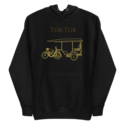 Tuk-Tuk Travel Hoodie – Brown & Gold Edition by Passport Outfitters