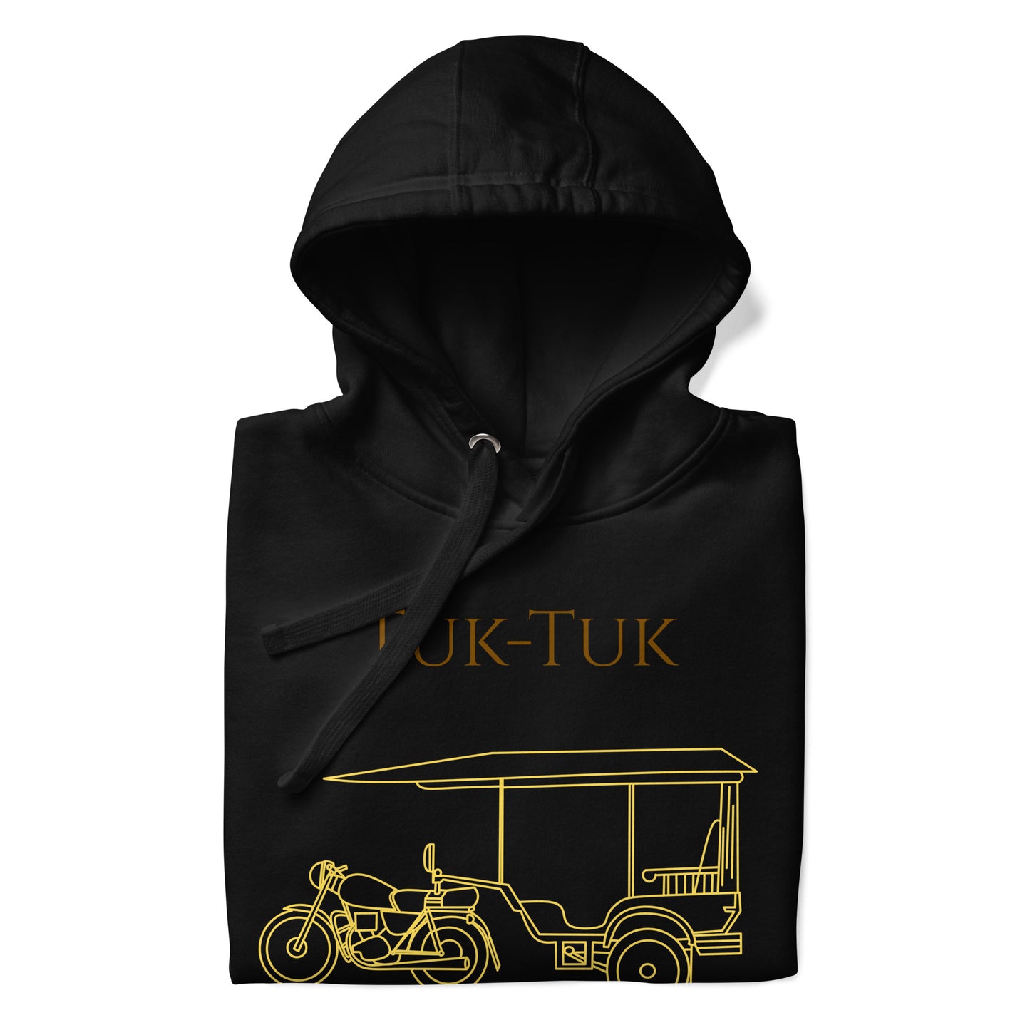 Tuk-Tuk Travel Hoodie – Brown & Gold Edition by Passport Outfitters